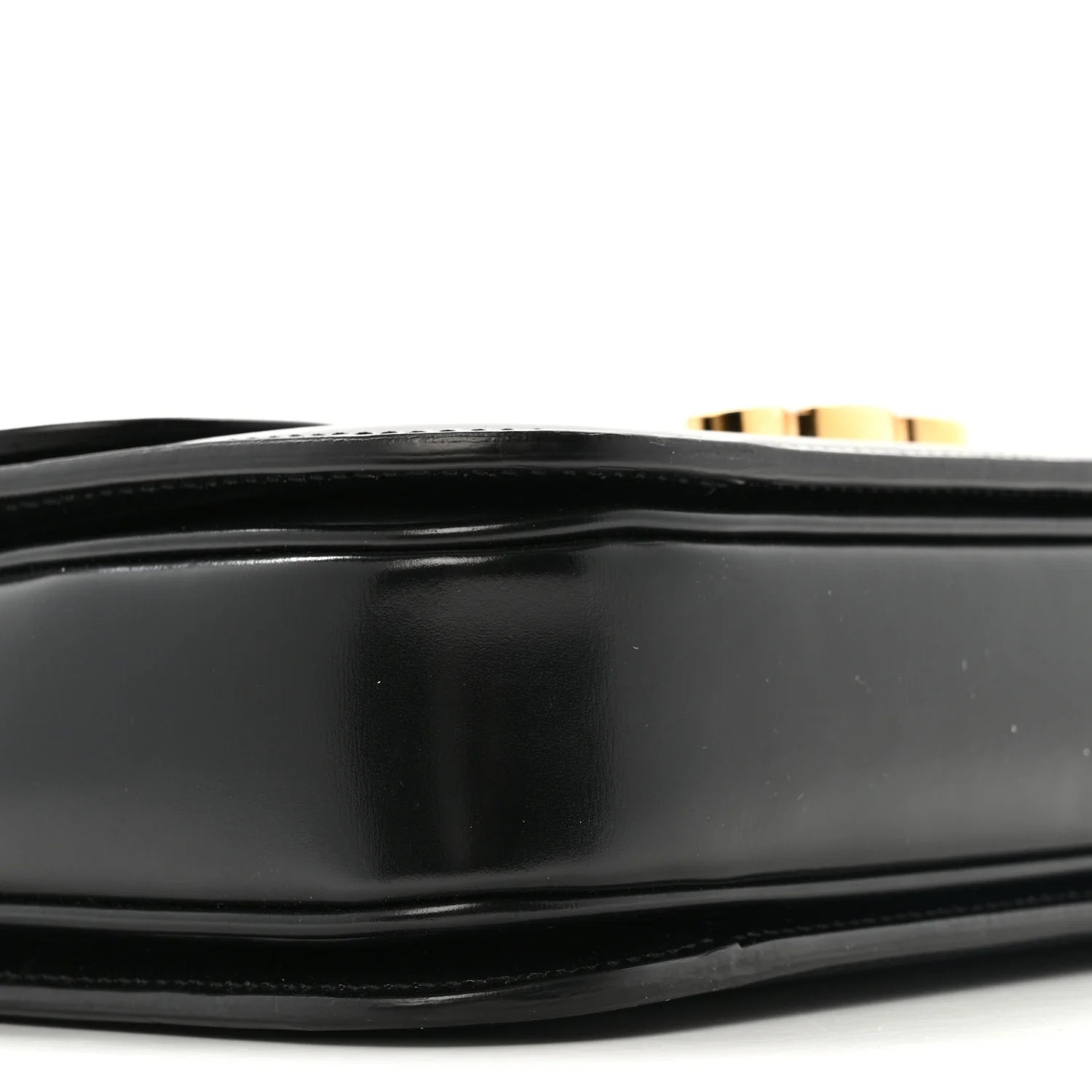 Shiny Calfskin Medium Triomphe Black