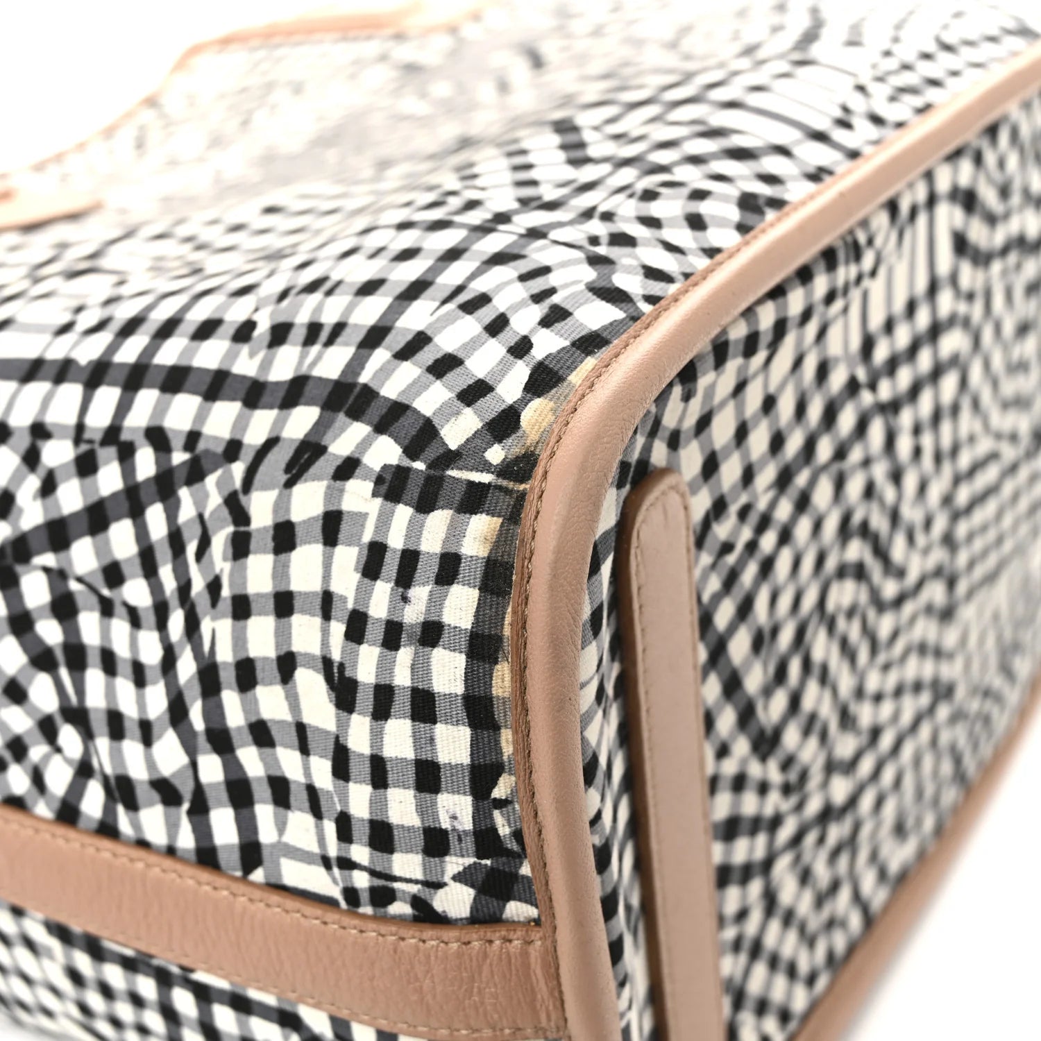 Metallic Visetos Medium Liz Reversible Shopper Tote Champagne Gold