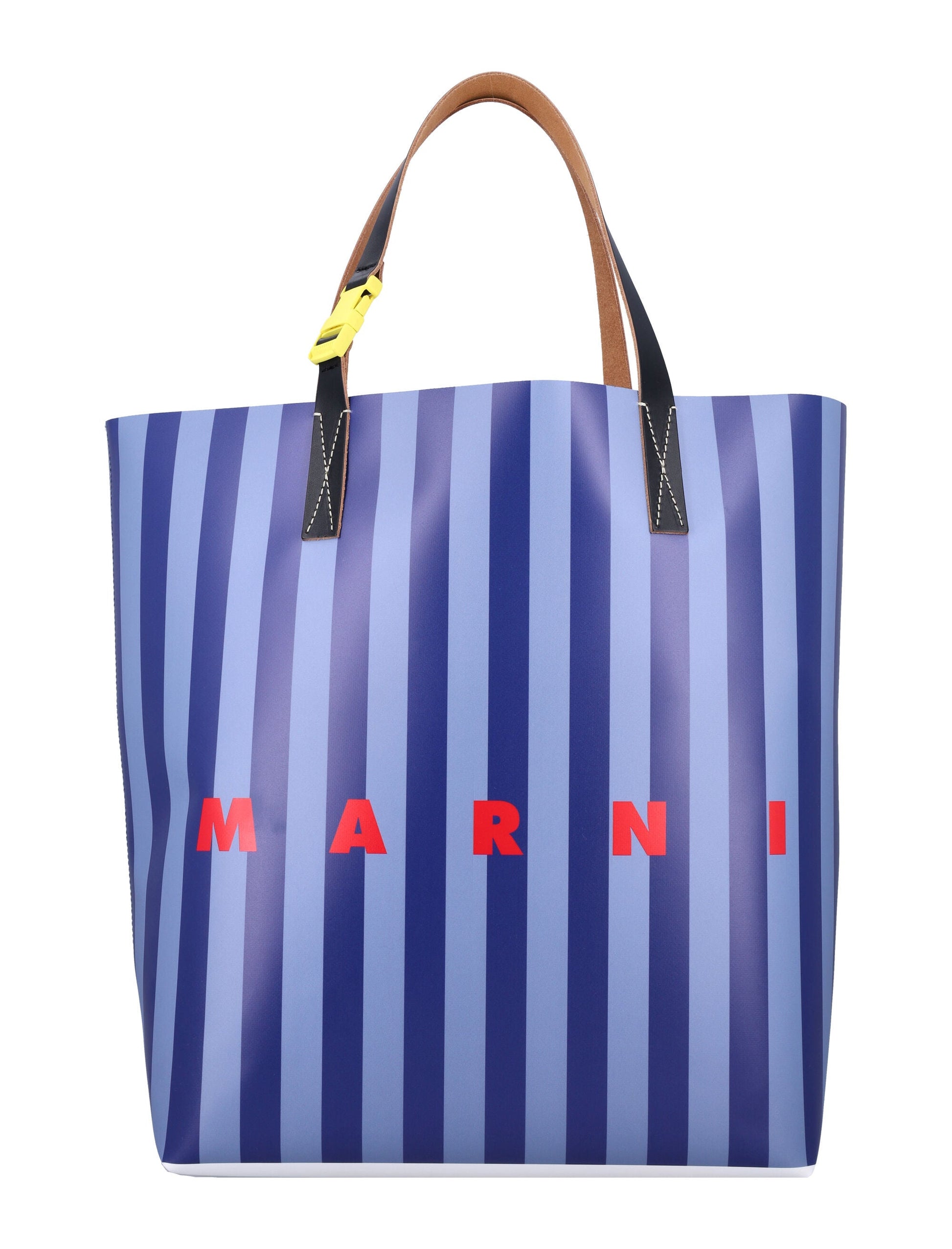 STRIPED TRIBECA SHOPPING BAG