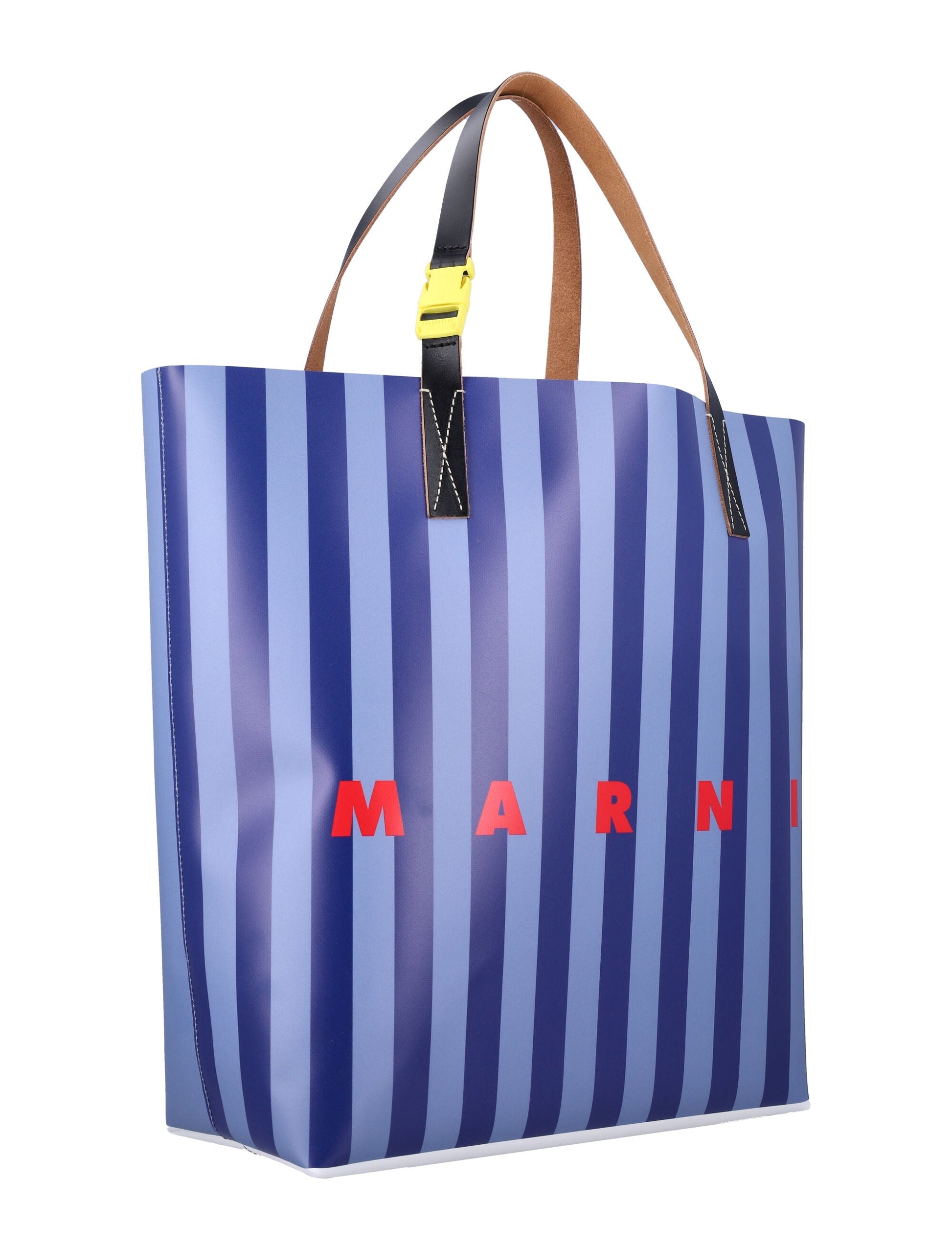 STRIPED TRIBECA SHOPPING BAG