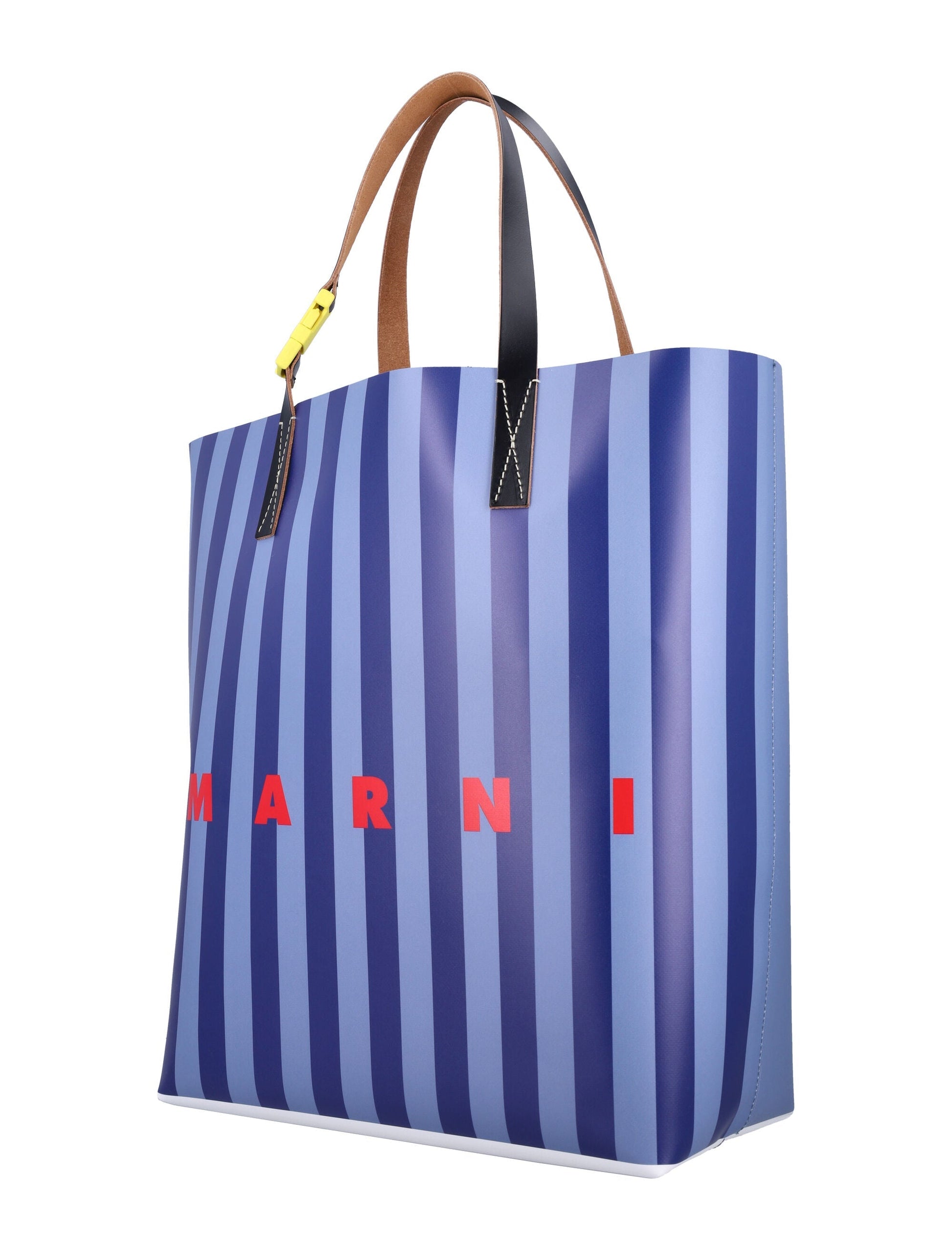 STRIPED TRIBECA SHOPPING BAG
