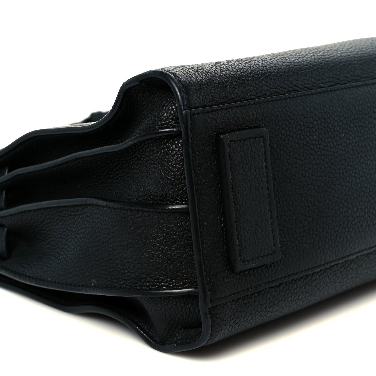 Grained Calfskin Baby Sac De Jour Souple Black