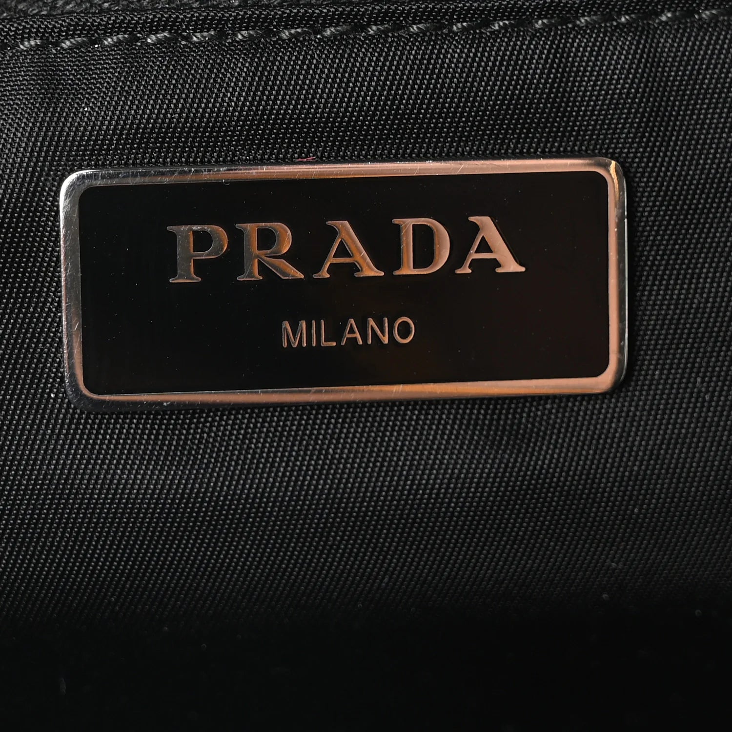 Tessuto Nylon Double Pocket Belt Bag Black