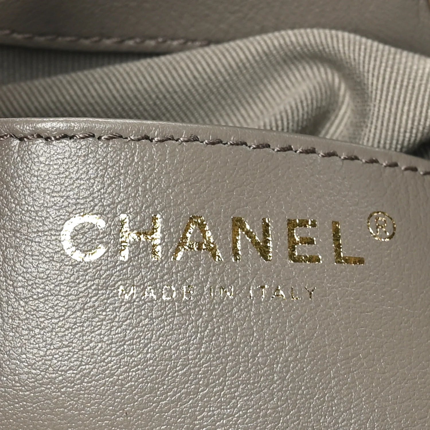 Suede Quilted Medium  25 Handbag Dark Grey