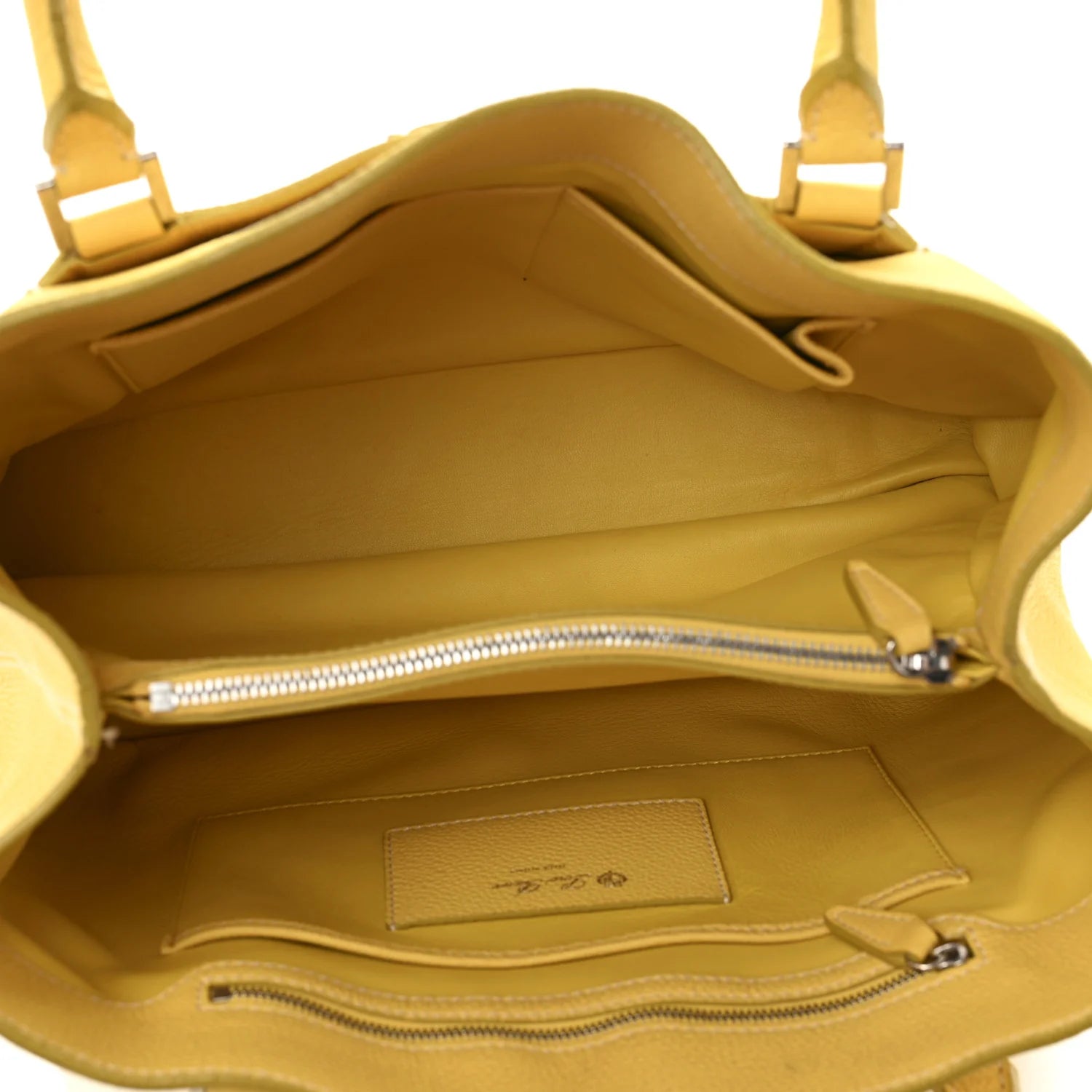 Grained Calfskin Bellevue Odessa Yellow