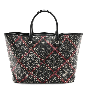Coated Canvas Coco Small Tote Black