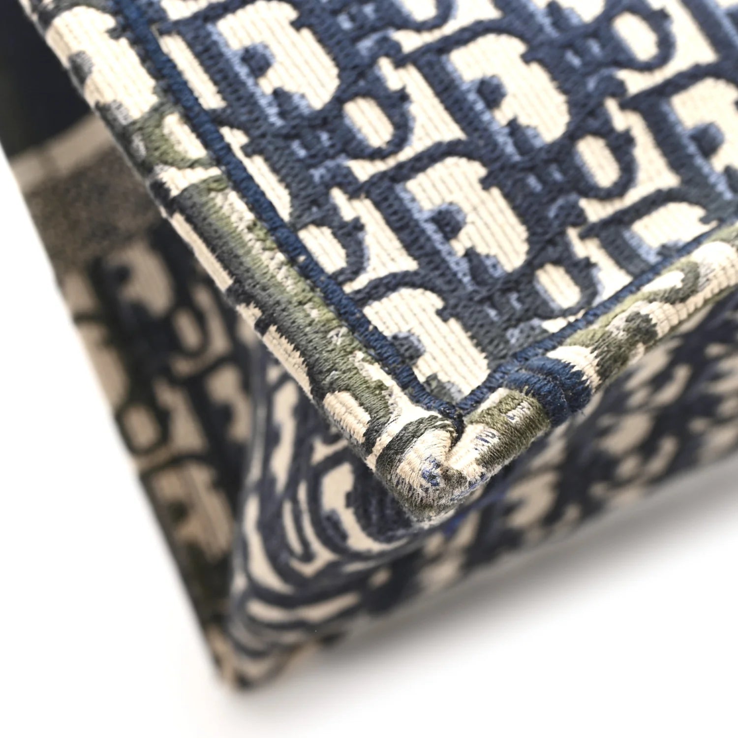 Oblique Medium Book Tote Blue Multicolor