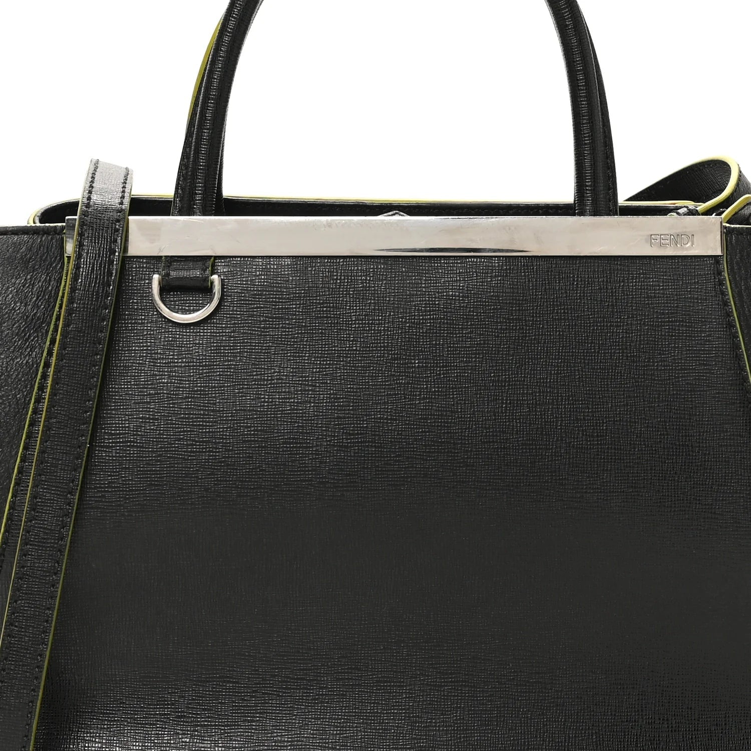 Vitello Elite Apple Charm Petite 2Jours Tote Black