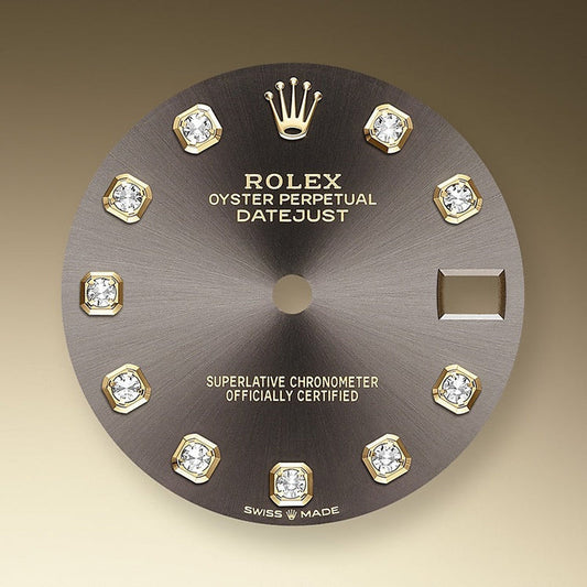 Datejust 31, Oystersteel, 18Kt Yellow Gold and Diamonds, Ref# 278383RBR-0021