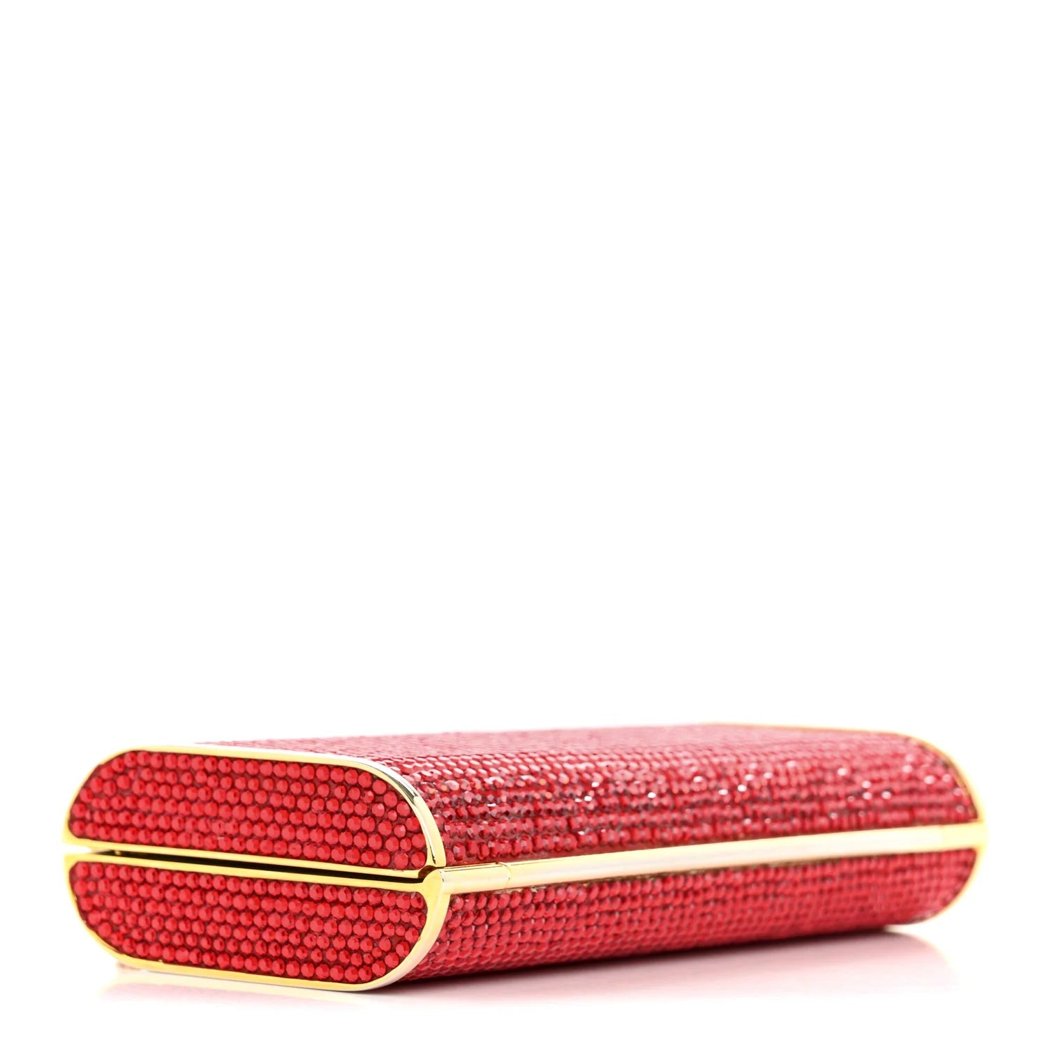 Crystal Minaudiere Clutch Red