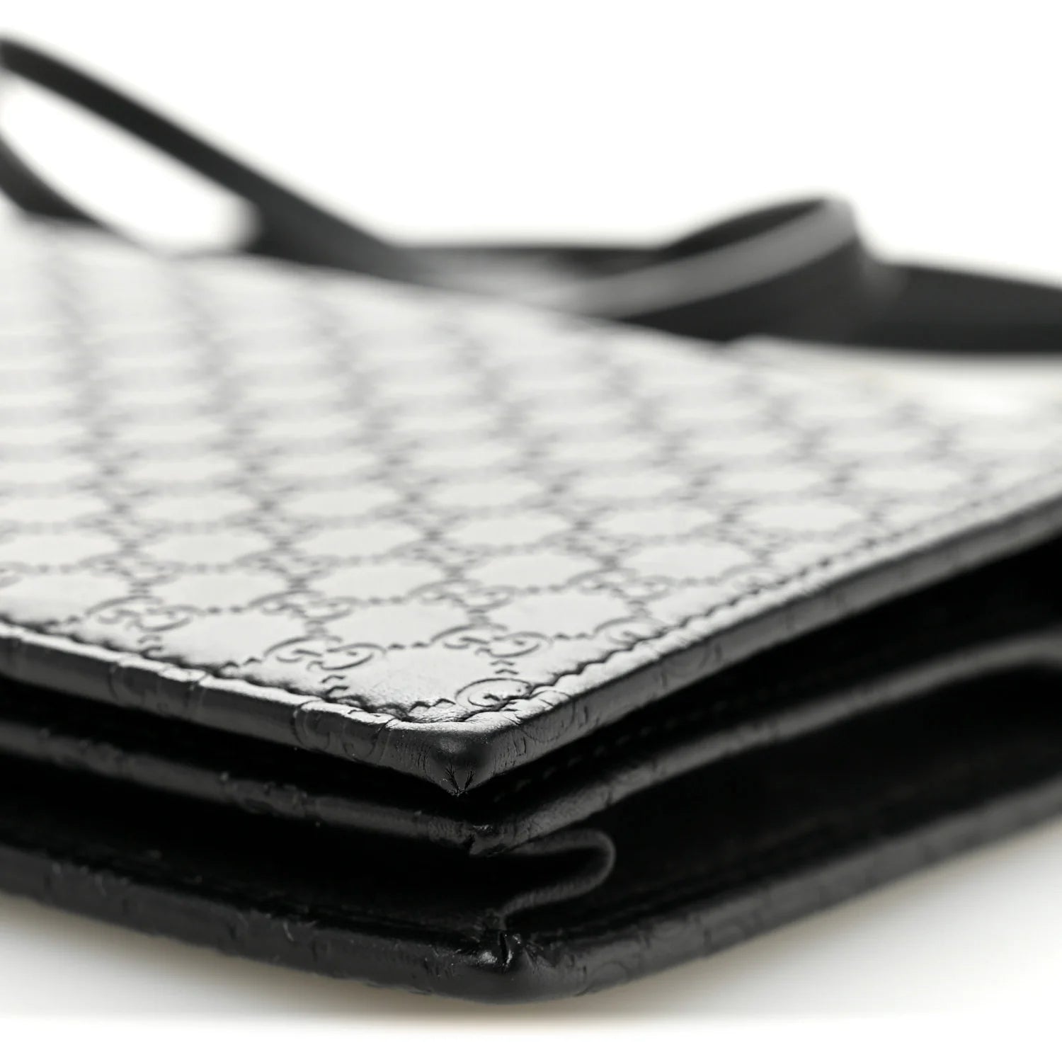 Microssima Crossbody Wallet Black