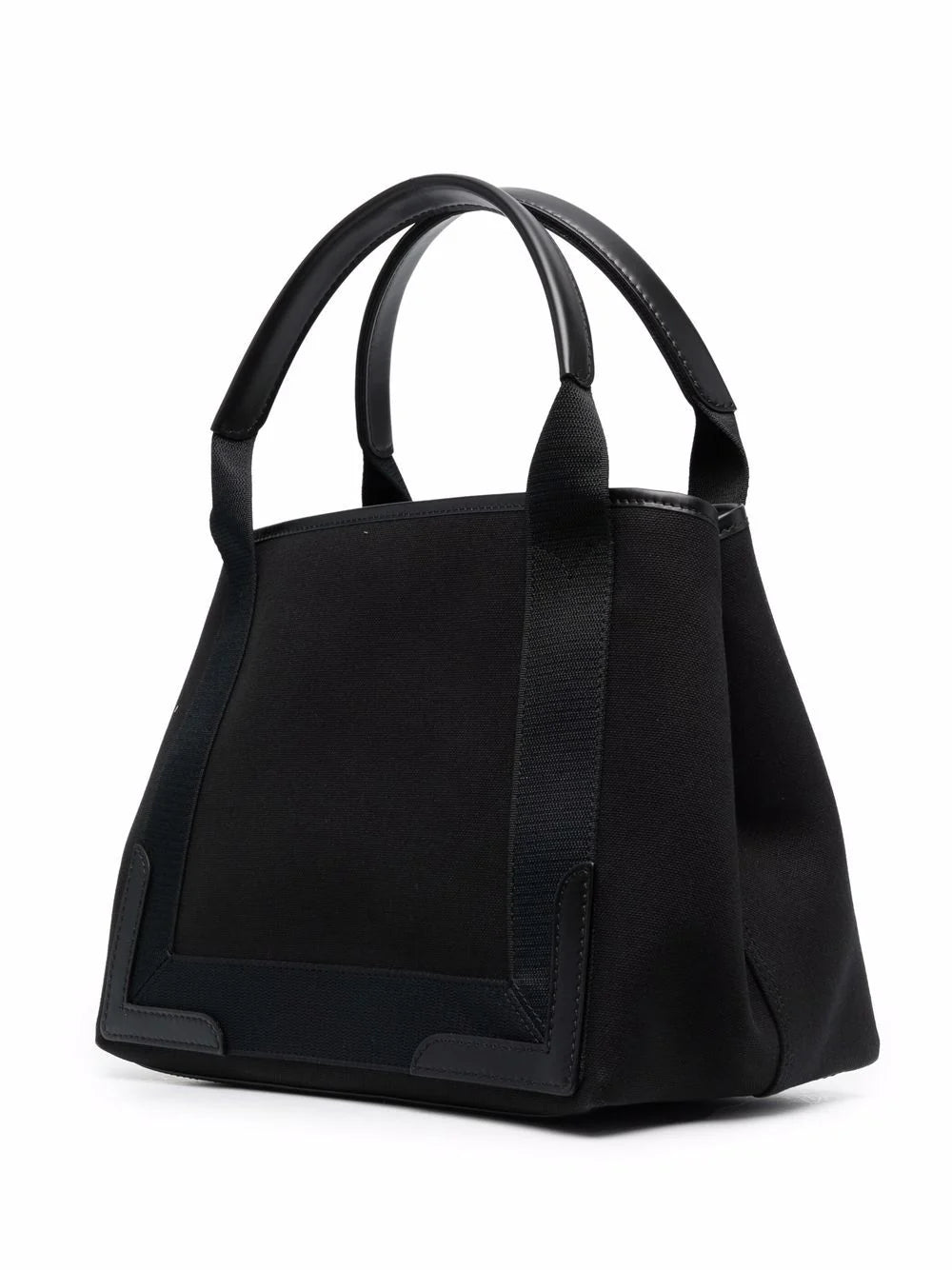 NAVY CABAS SMALL CANVAS TOTE BAG