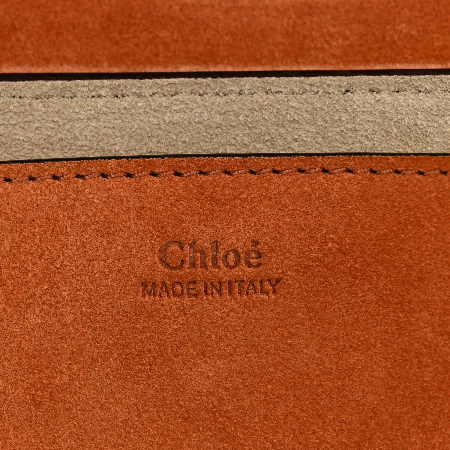 Suede Smooth Calfskin Drew Shoulder Bag Classic Tobacco