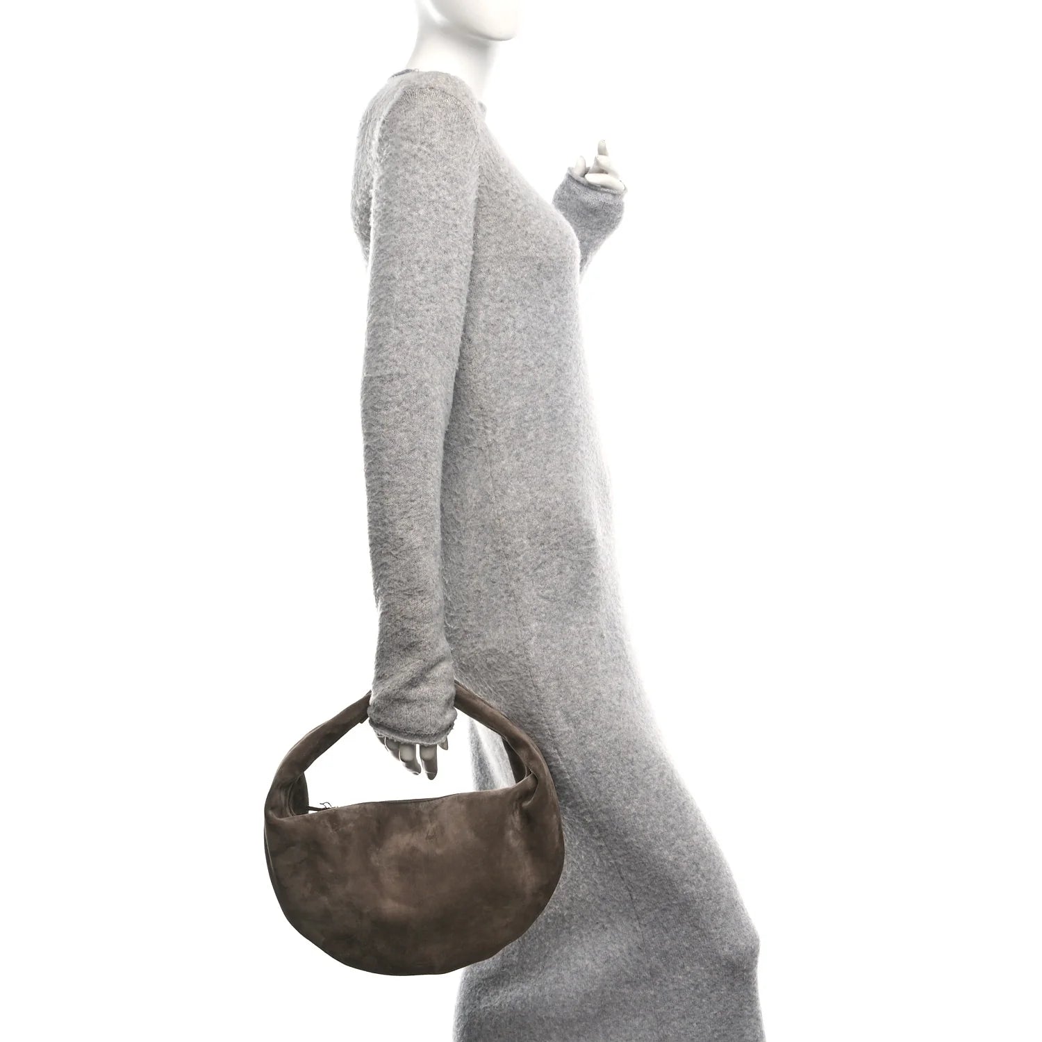 Suede Calfskin Medium Olivia Hobo Toffee