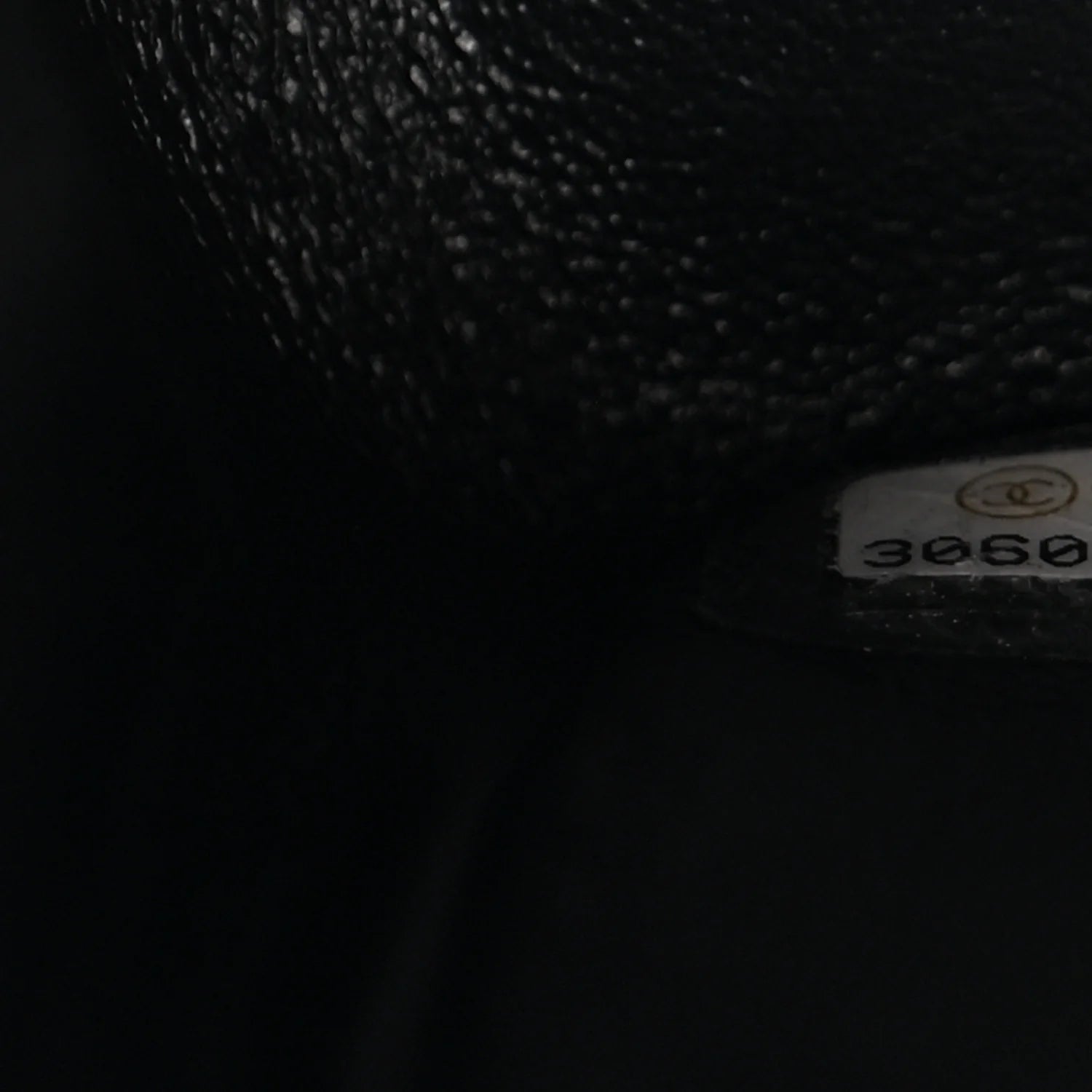 Velvet Crystal Medium Double Flap Black