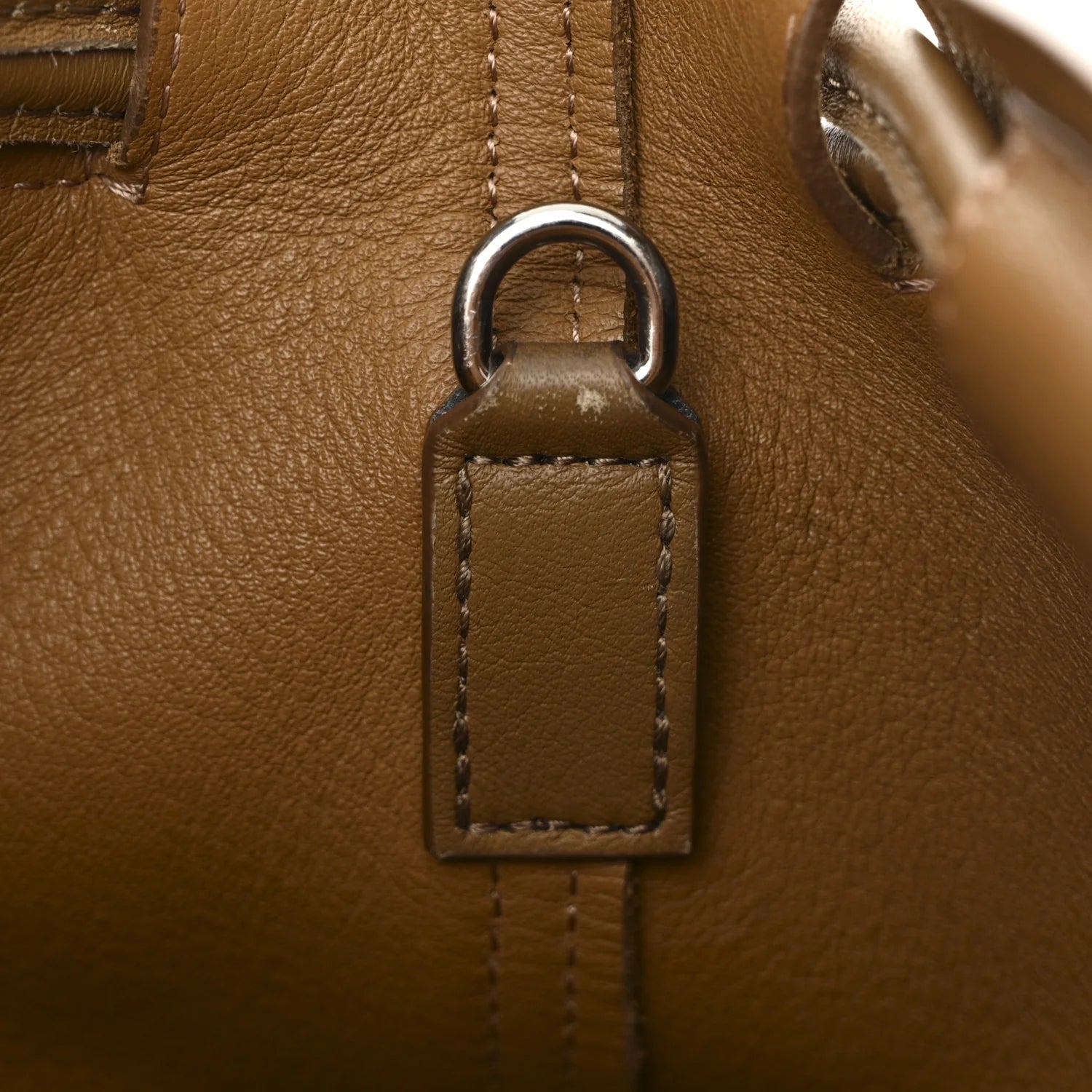 Suede Flamenco Satchel Tobacco