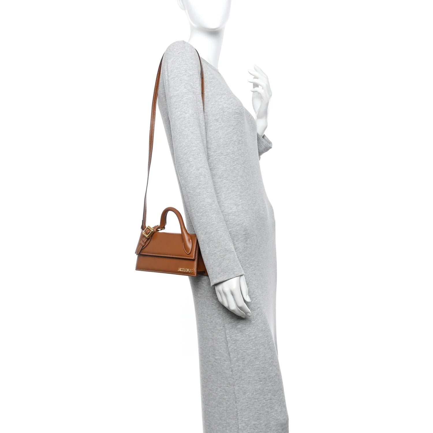 Smooth Calfskin Le Chiquito Boucle Long Light Brown