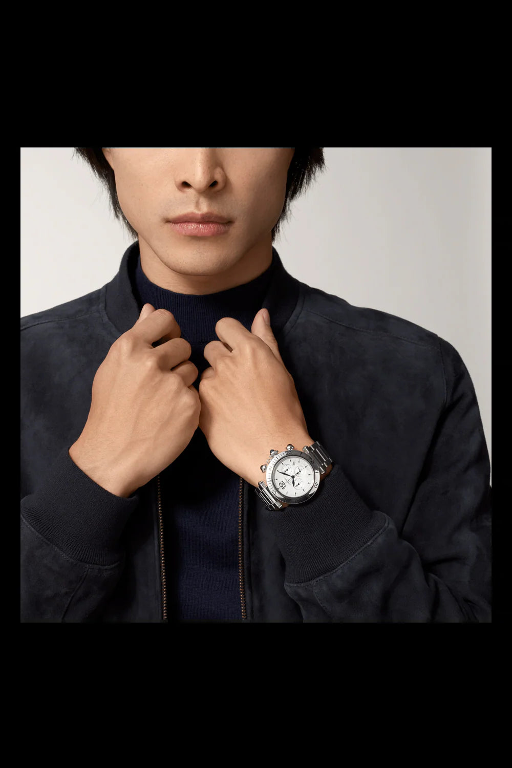 Unworn  Pasha De  Chronograph, Stainless Steel, 41Mm, Ref# WSPA0018, Box and Papers