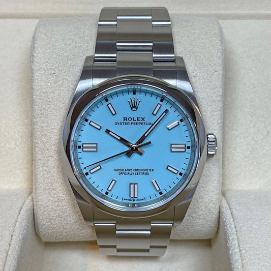 Oyster Perpetual 36, Turquoise Blue Dial, 36Mm, Oystersteel Ref# 126000-0006