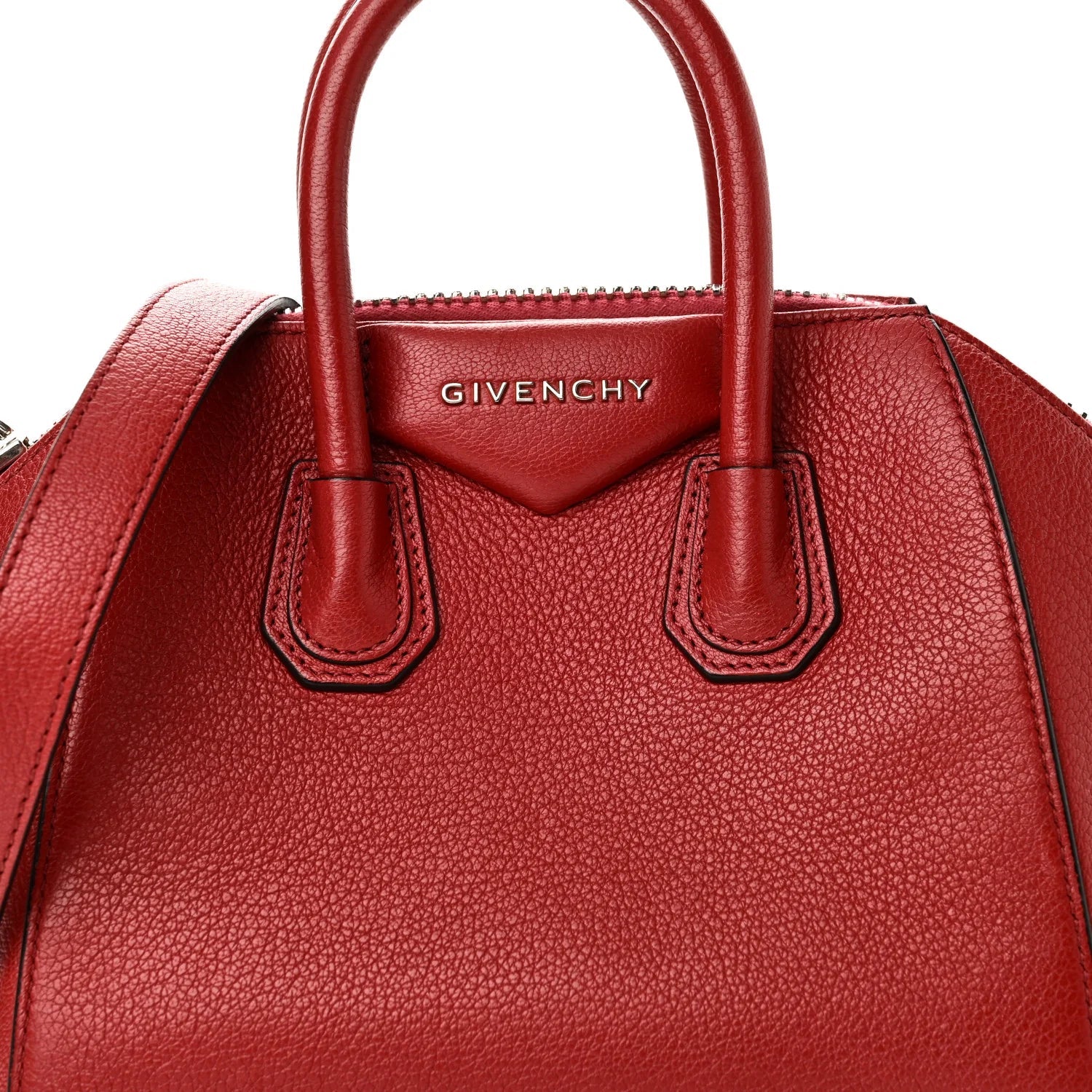 Sugar Goatskin Mini Antigona Red