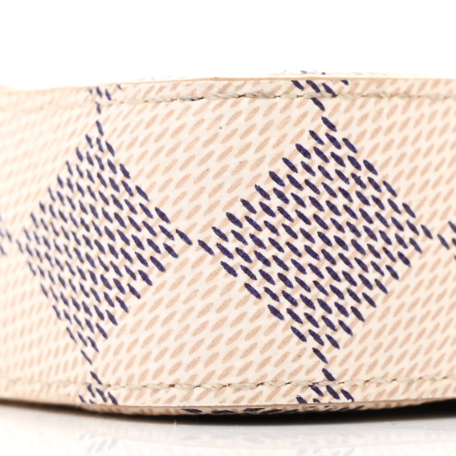 Damier Azur Studded Pochette Felicie Chain Wallet Fuchsia