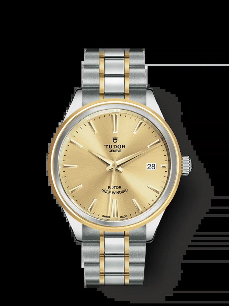Style, Stainless Steel and Yellow Gold, 38Mm, Ref# M12503-0001
