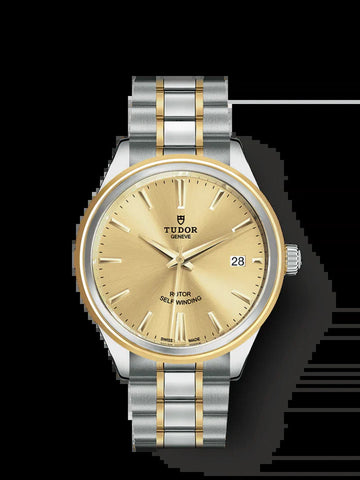 Style, Stainless Steel and Yellow Gold, 38Mm, Ref# M12503-0001