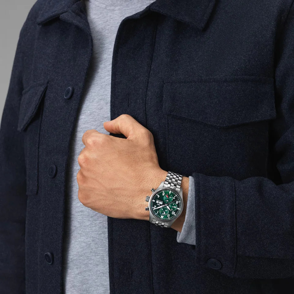 Unworn  Pilot'S Watch Chronograph 41, Stainless Steel, 41Mm, Ref# IW388104, Box and Papers