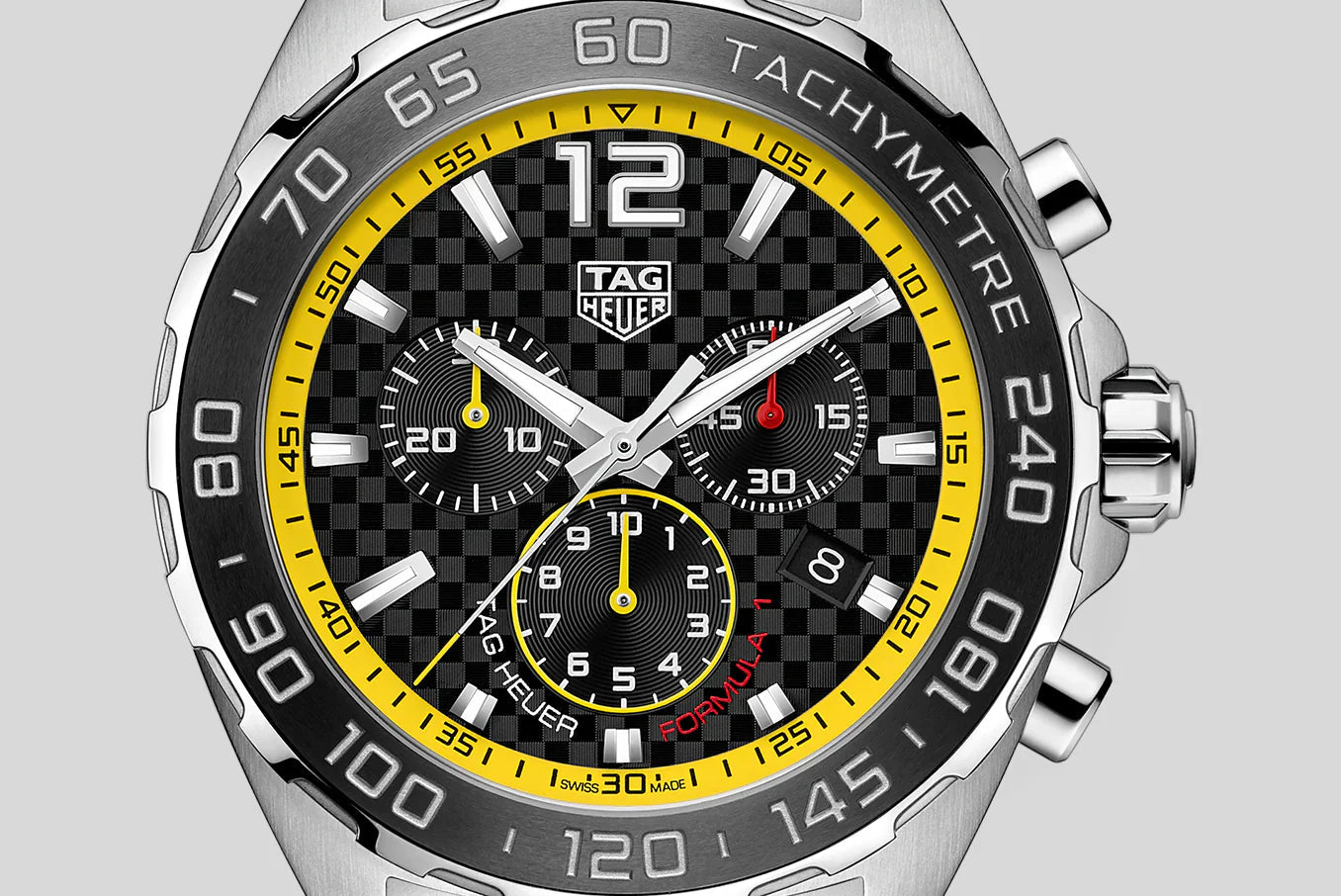 Unworn  Formula 1 Chronograph, Stainless Steel, 43Mm, Ref# CAZ101AC.BA0842, Box & Papers