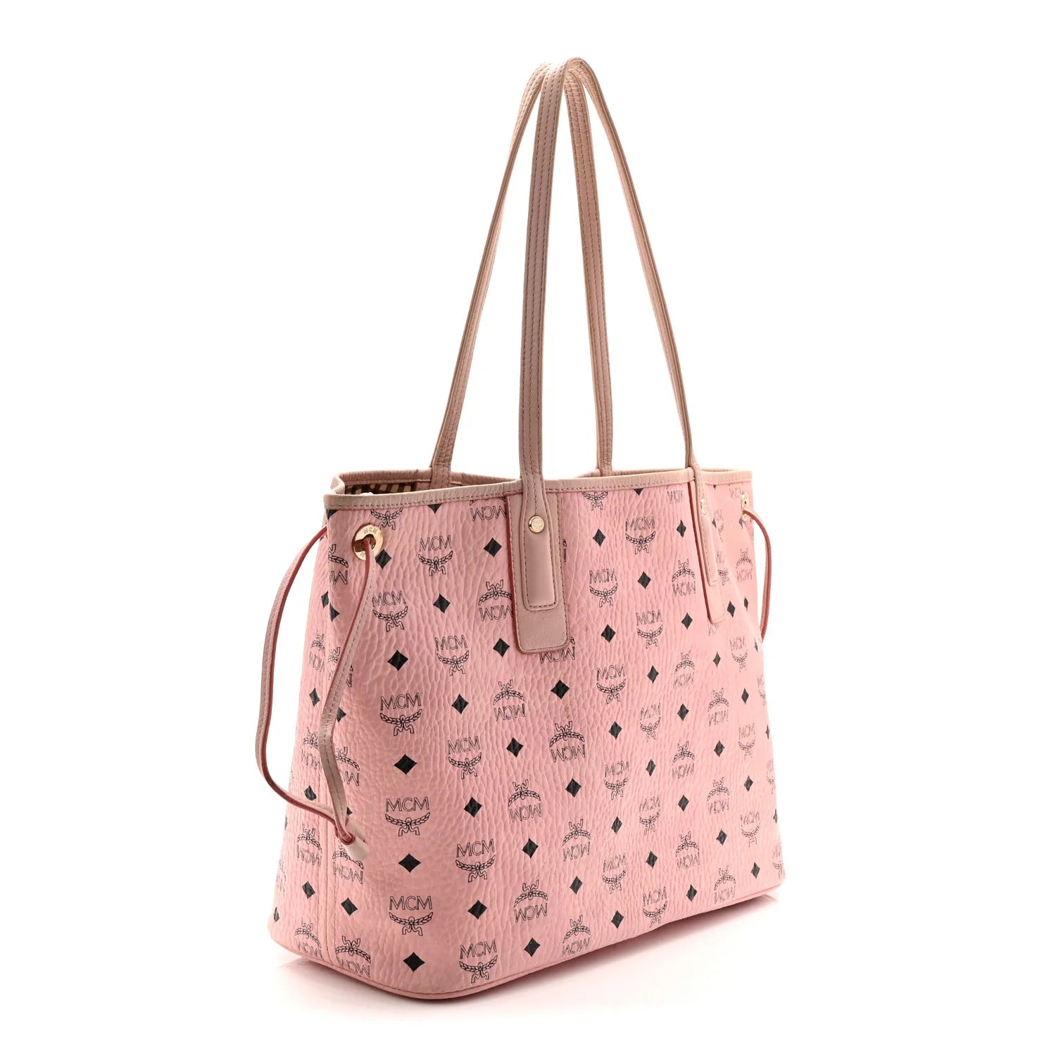 Visetos Medium Liz Reversible Shopper Tote Soft Pink