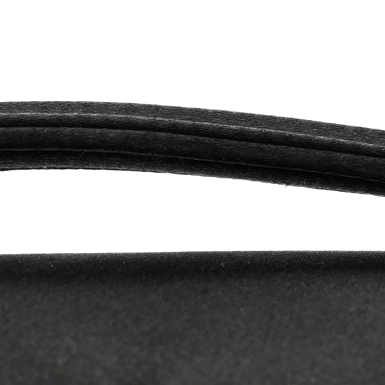 Silk Satin Phone Baguette Black