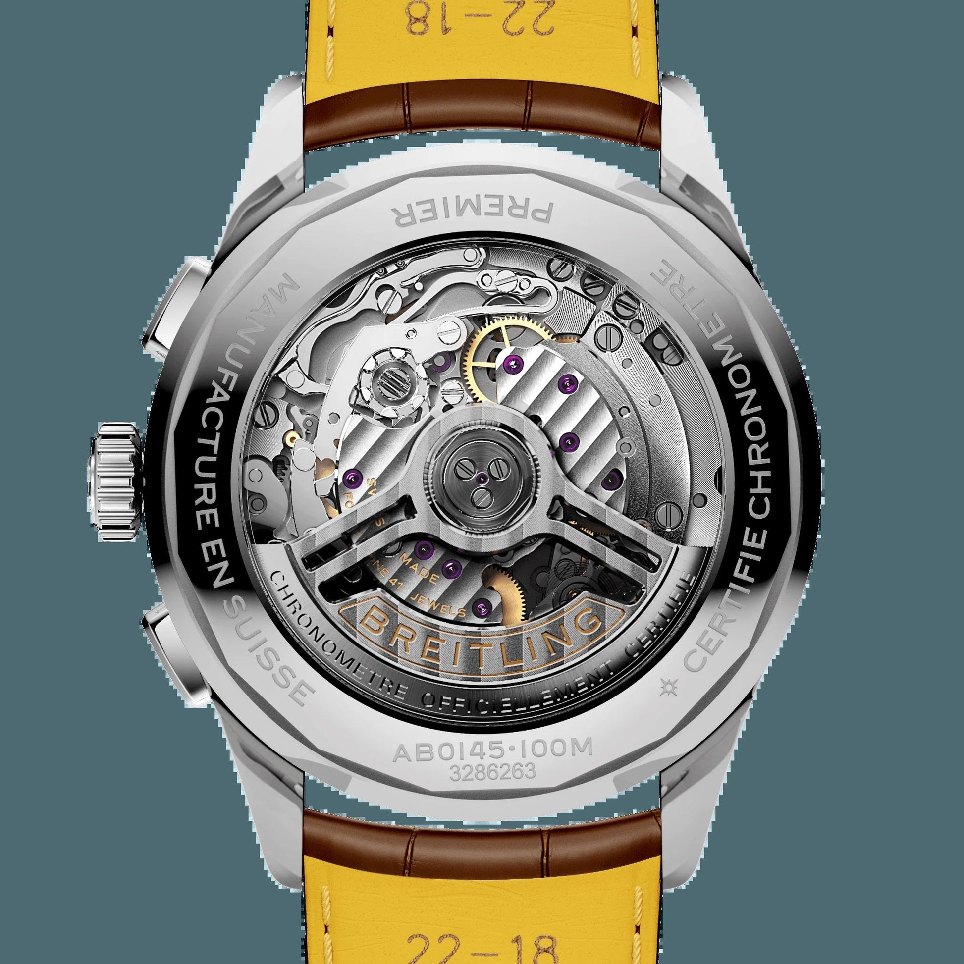 Premier B01 Chronograph 42, Stainless Steel, Ref# AB0145211G1P2, Unworn 2024