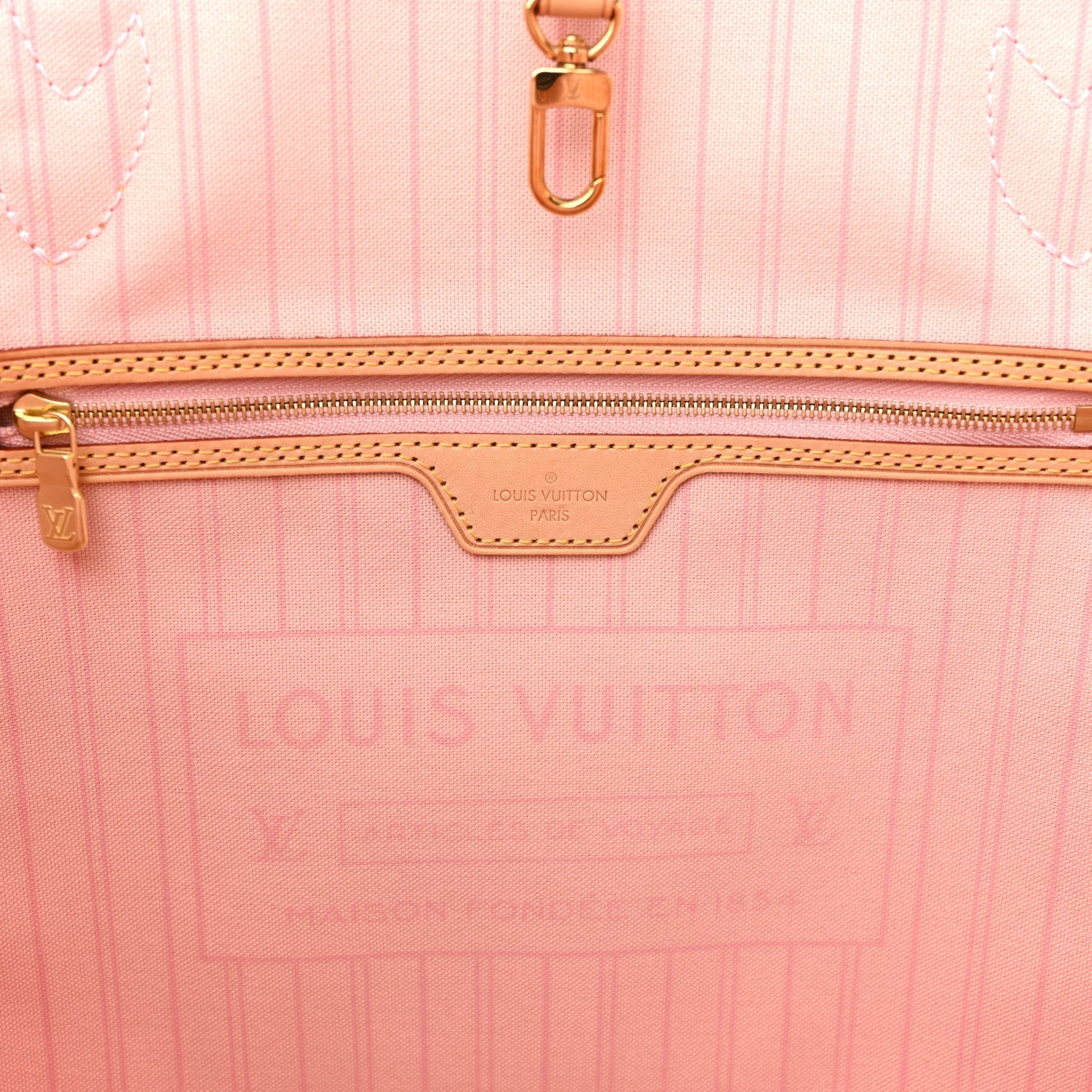 Damier Azur Neo Neverfull MM Rose Ballerine