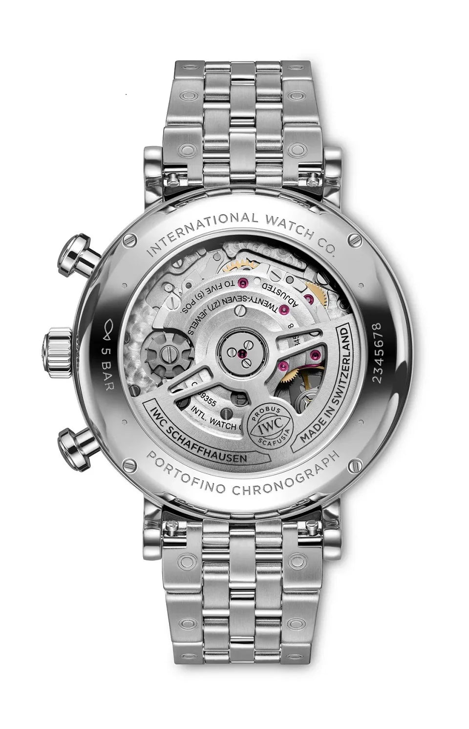 Unworn  Portofino Chronograph 39, Stainless Steel, 39Mm, Ref# IW391503, Box and Papers