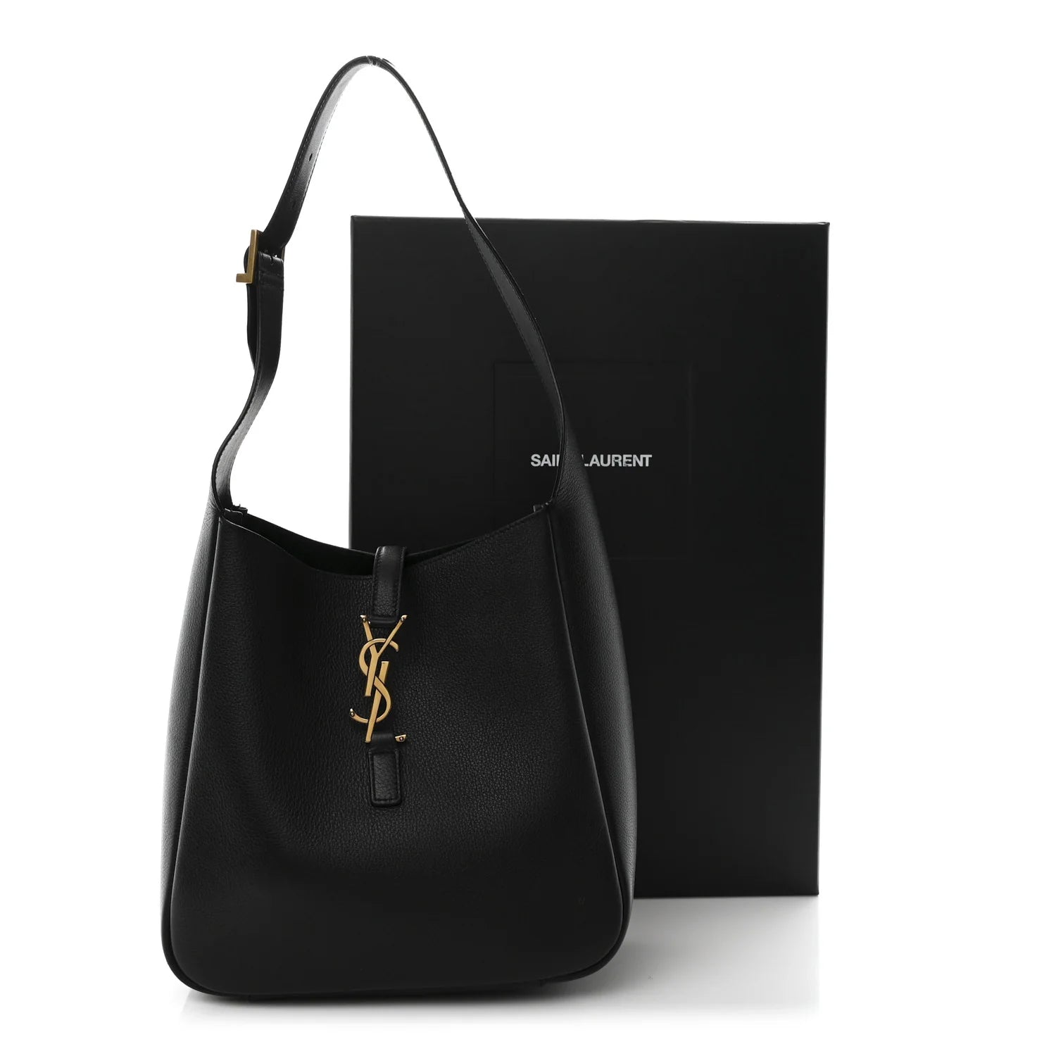 Smooth Calfskin Small Le 5 a 7 Soft Hobo Black