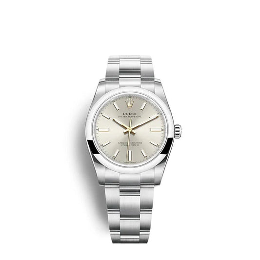 Oyster Perpetual 34 Oystersteel Ref# 124200-0001