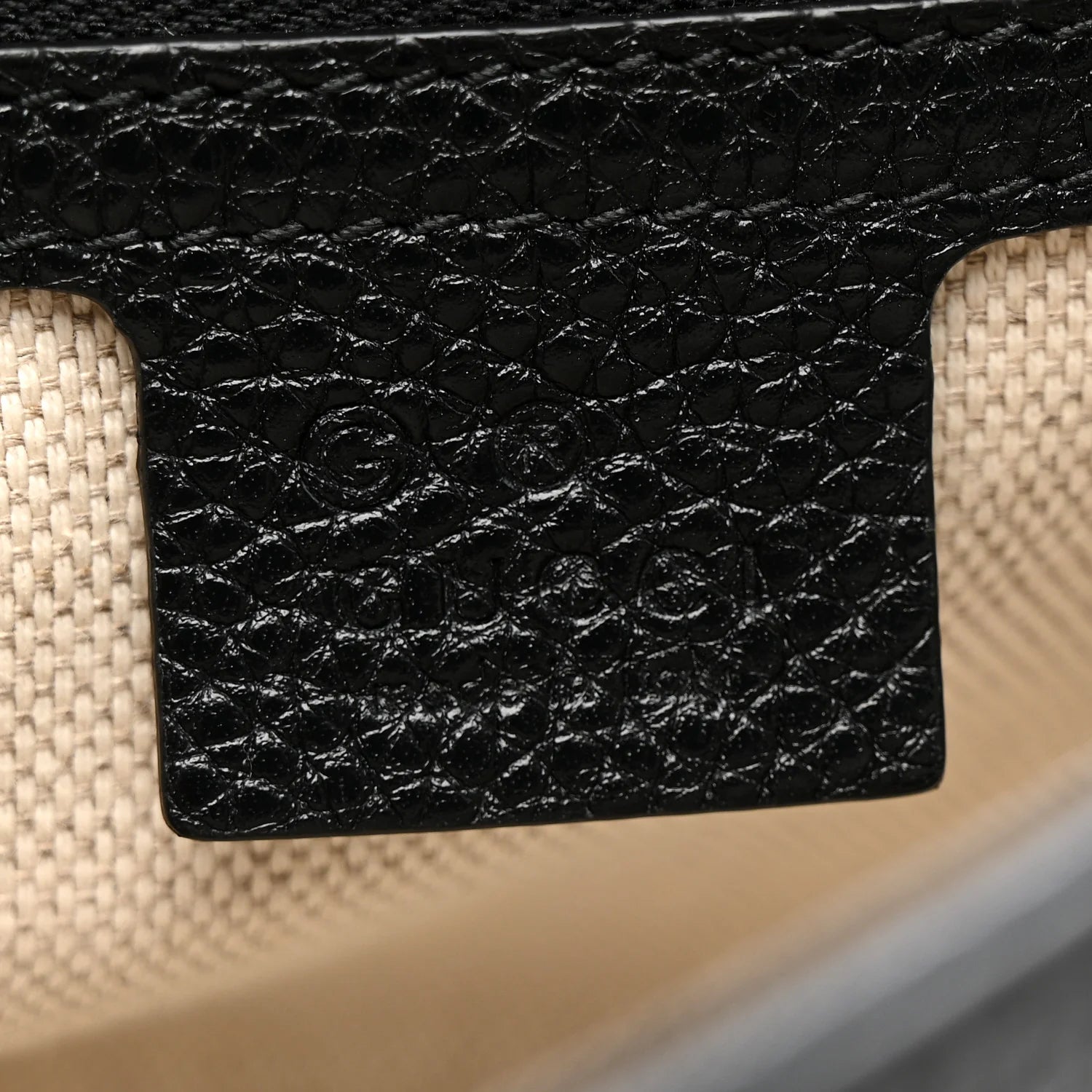 Pebbled Calfskin Medium Soho Flap Crossbody Black