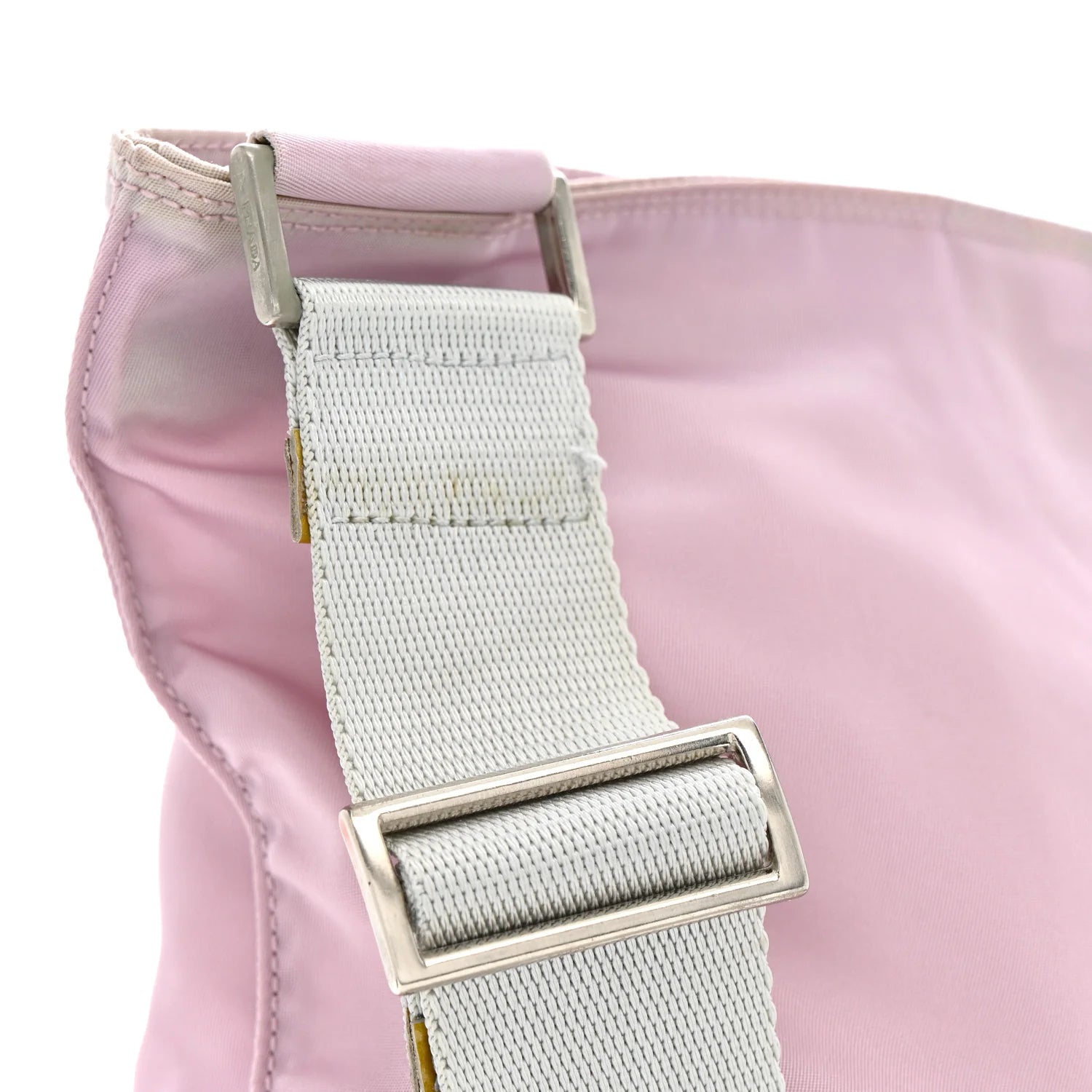 Nylon Vela Flat Messenger Bag Lilla