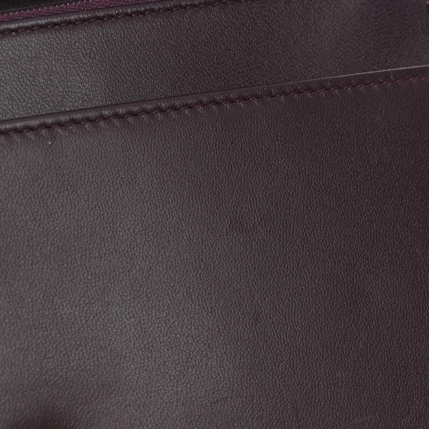 Velvet Metiers D'Art Wallet on Chain WOC Burgundy