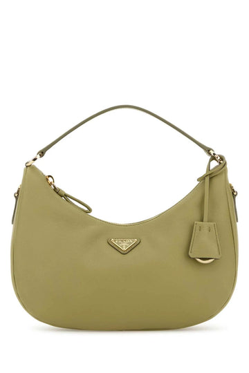 SAGE GREEN LEATHER HANDBAG