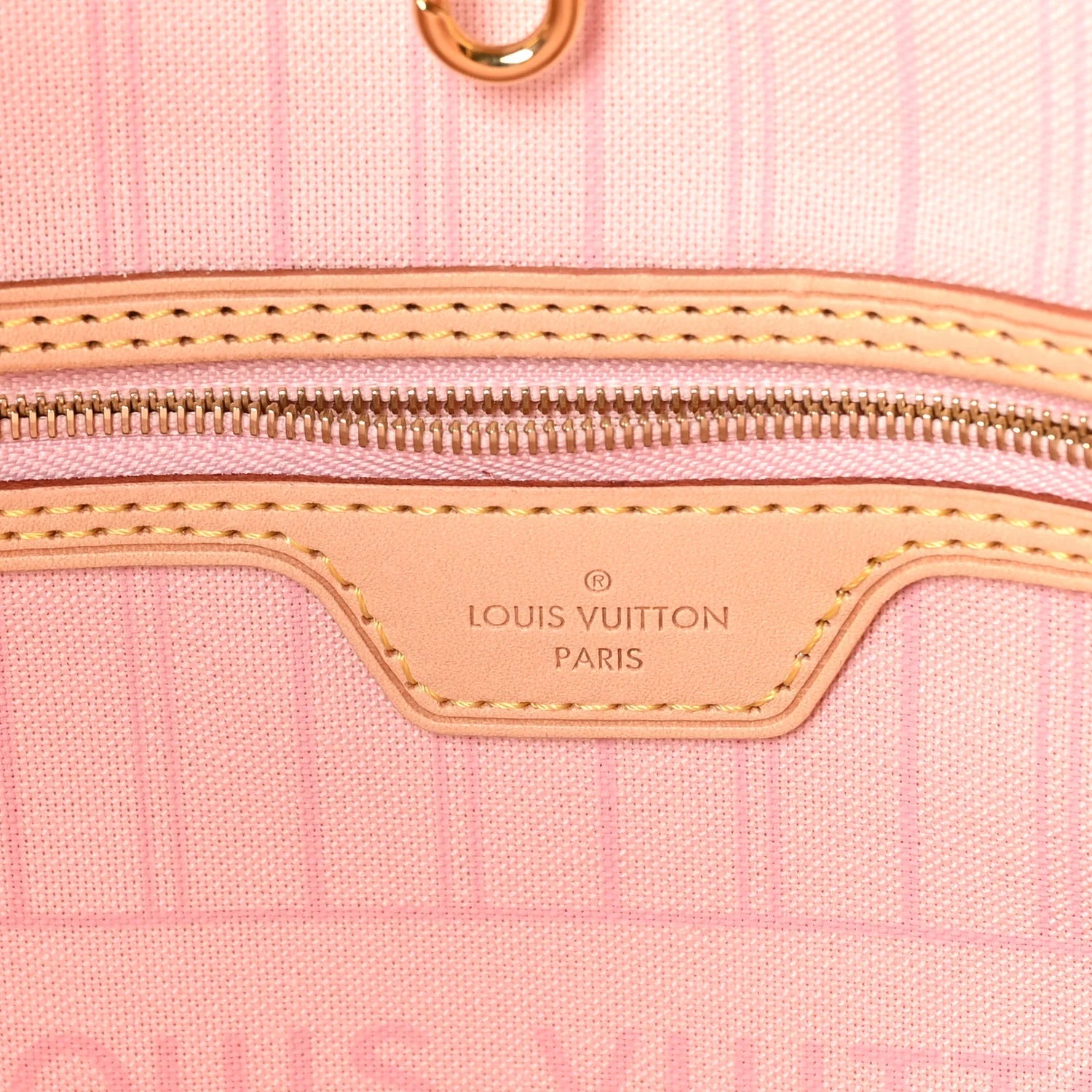 Damier Azur Neo Neverfull MM Rose Ballerine