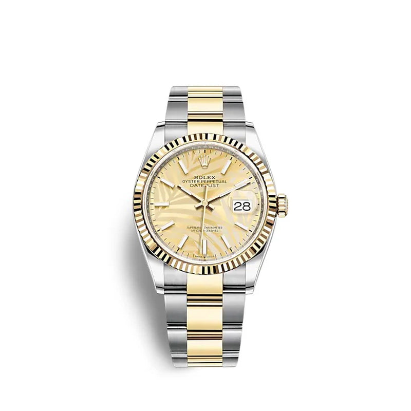 Datejust 36 Oystersteel and Yellow Gold Ref# 126233-0038