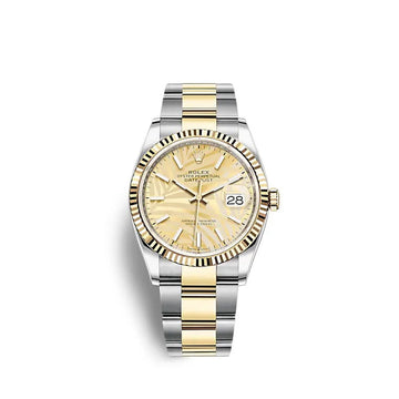 Datejust 36 Oystersteel and Yellow Gold Ref# 126233-0038