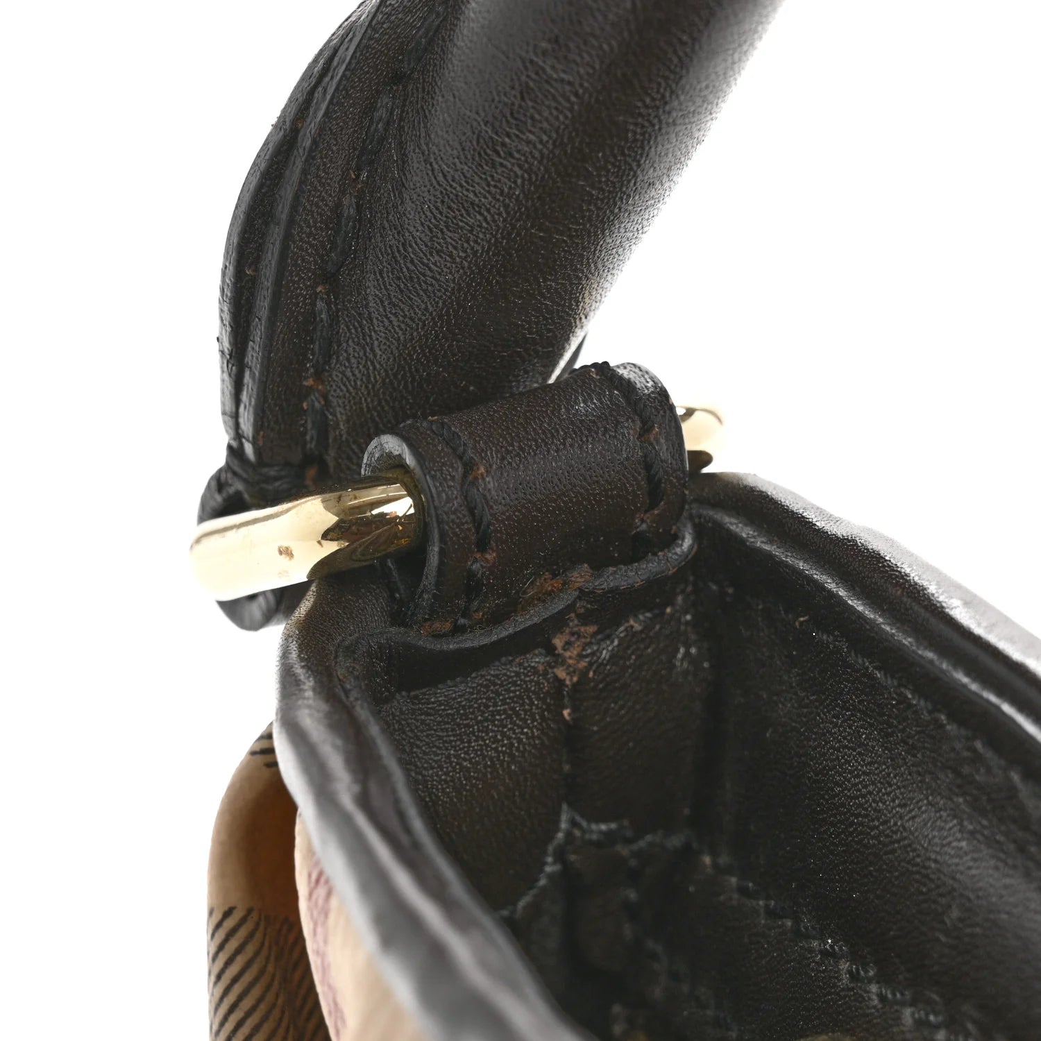 Haymarket Check Knot Shoulder Bag Chocolate