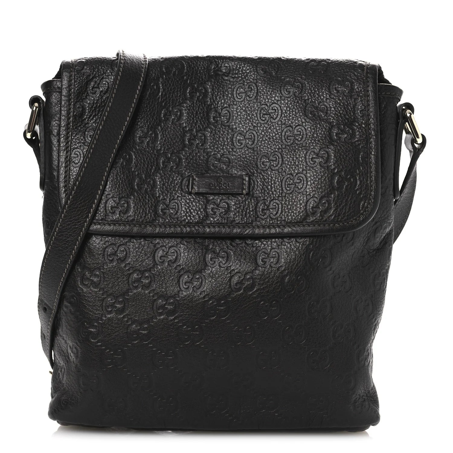 ssima Small Flap Messenger Bag Black