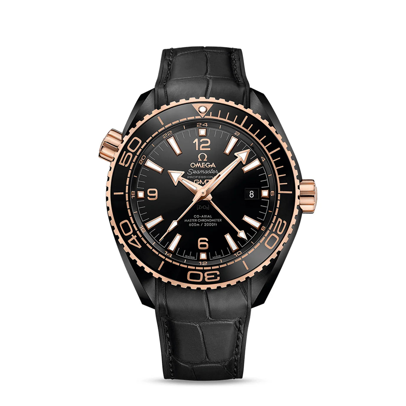 Seamaster PLANET OCEAN 600M CO‑AXIAL MASTER CHRONOMETER GMT Ref# 215.63.46.22.01.001