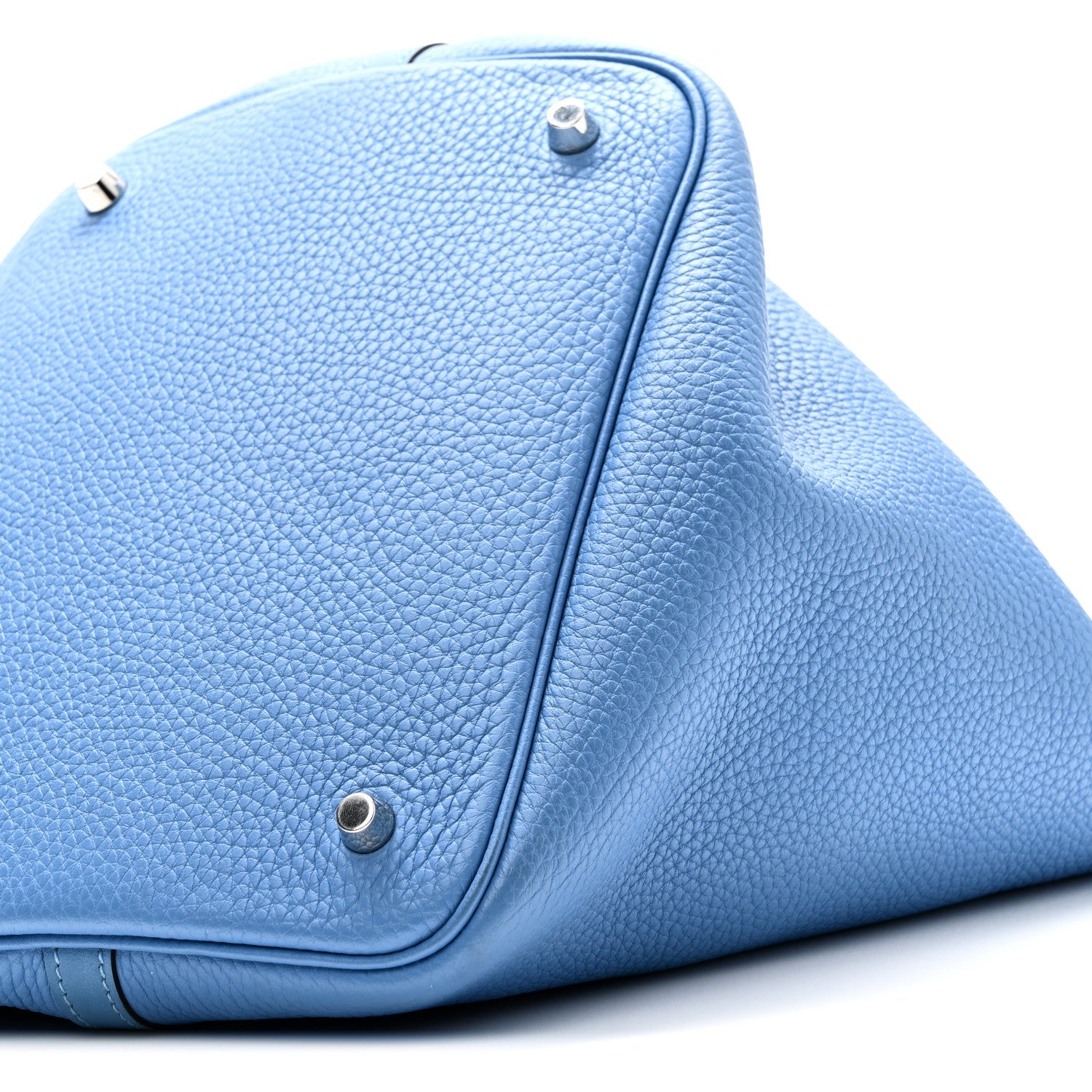 Taurillon Clemence Swift Picotin Lock 22 MM Bleu Paradis