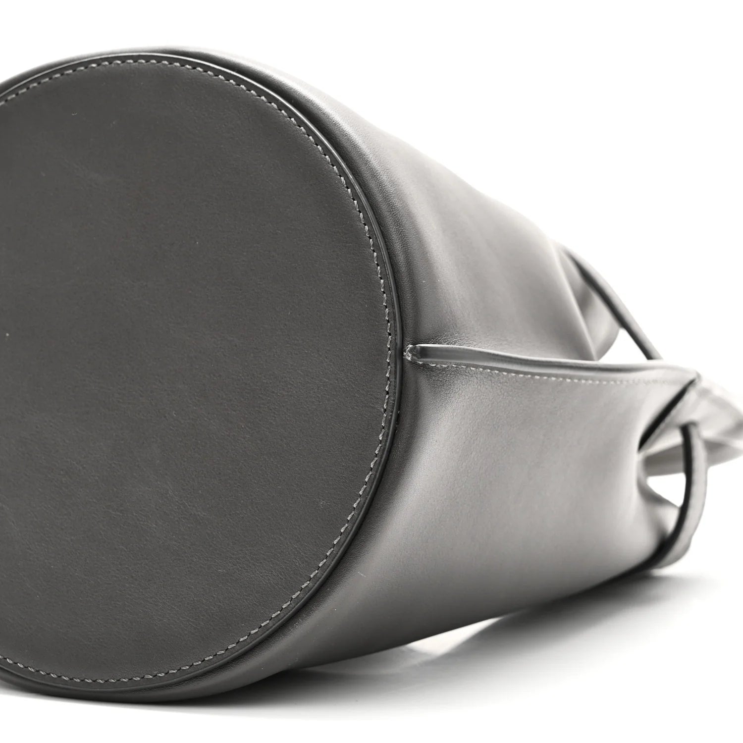 Smooth Calfskin Nano Big Bag Bucket Grey