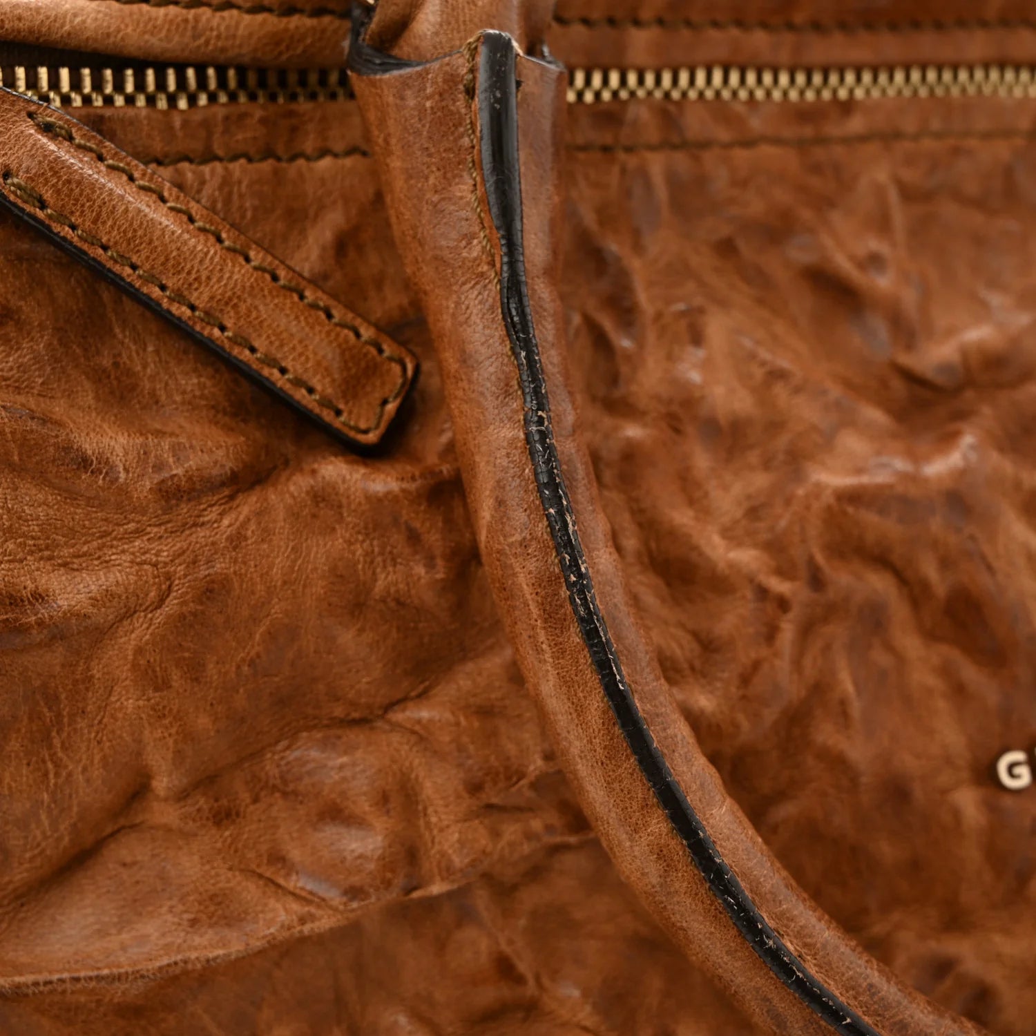 Tumbled Sheepskin Large Pandora Brown