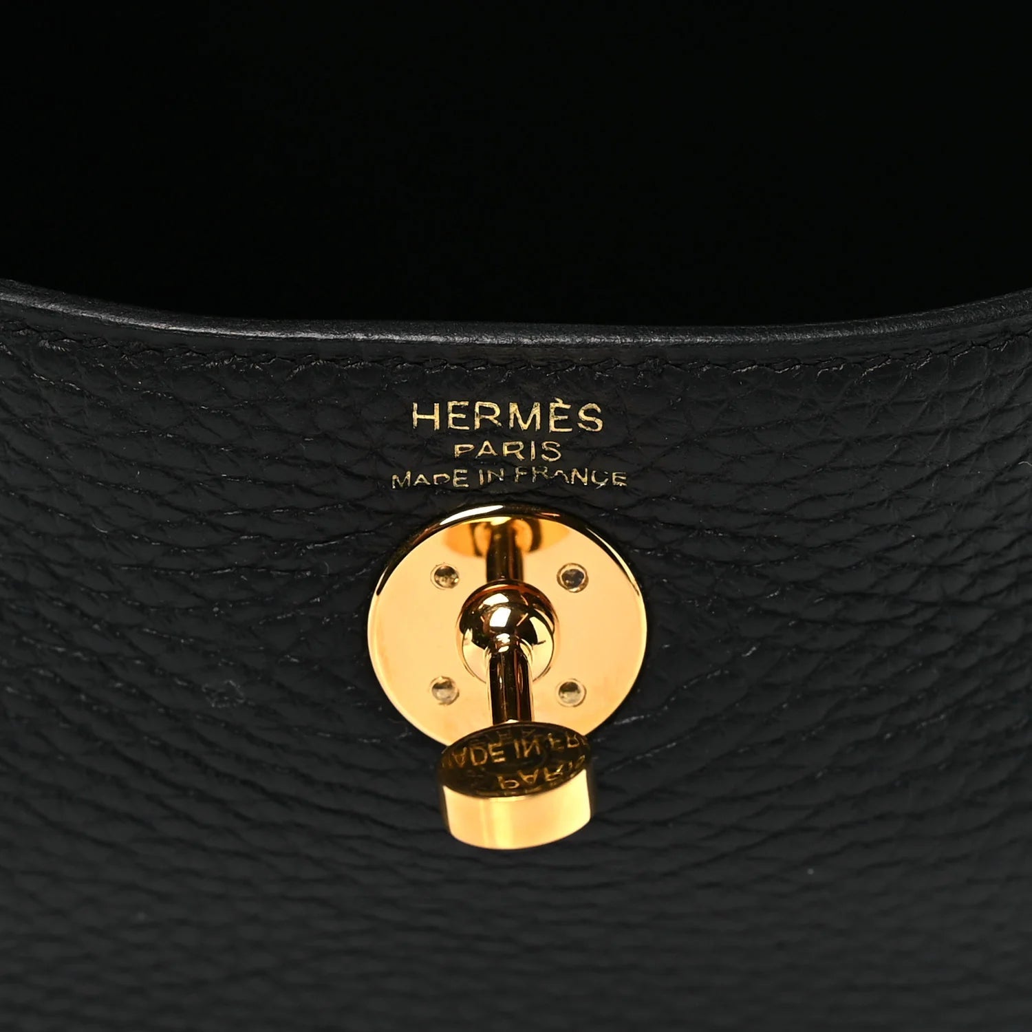 Taurillon Clemence Mini Lindy 20 Black